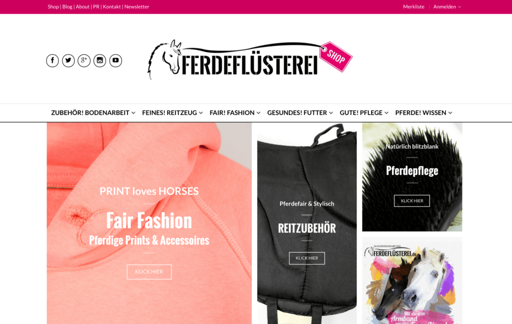 pferdefluesterei-shop-screenshot